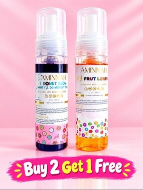AMINNAH Hand & Body Cleanser Foam -Buy 2 Get 1 Free